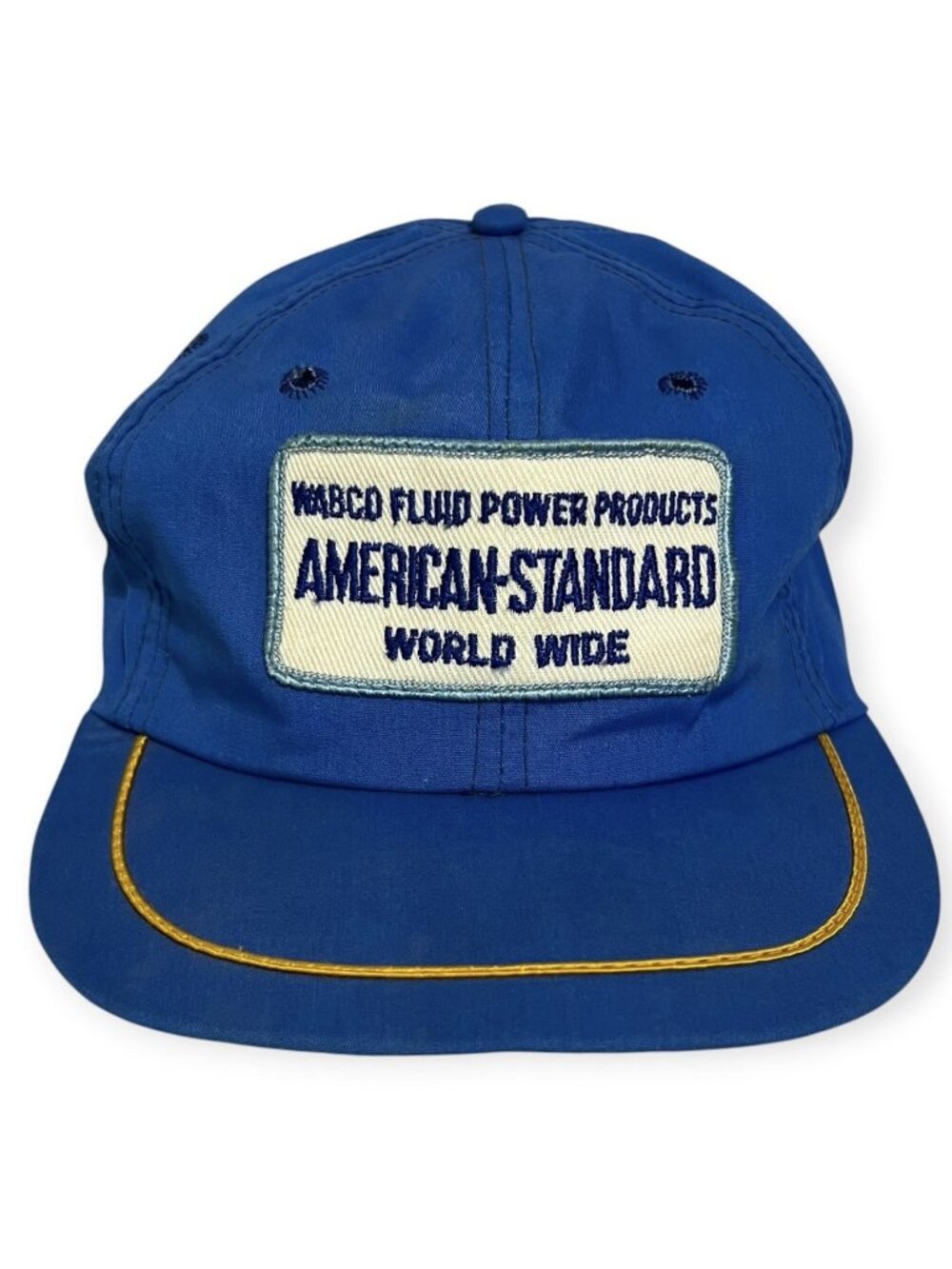 VTG WABCO Fluid Power Products American Standard USA Snapback Hat Rope Patch